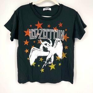 Daydreamer Led Zepplin Icarus Star Tee Vintage Black Small NWOT